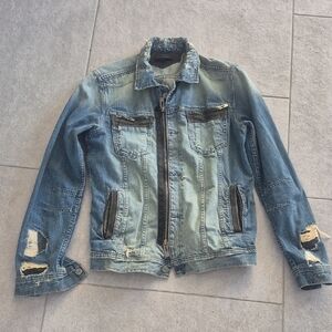 Rouge! Men's Vintage Blue Denim Jacket